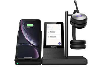 Yealink WH66 DECT Wireless Headset & WHC60 WorkStation Bundle