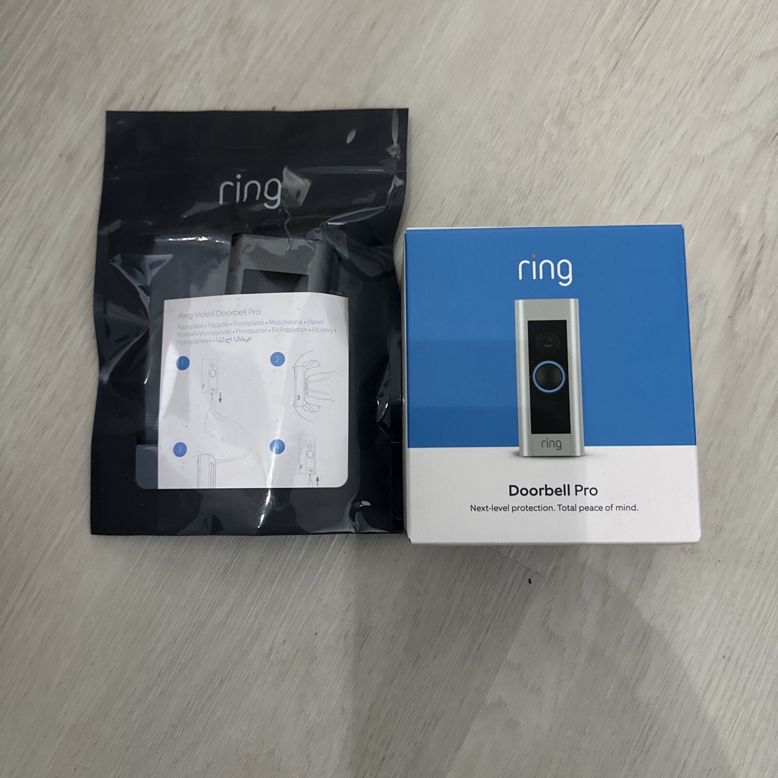 Ring doorbell Pro Upgraded With Bonus Silver Plate Amazon-image