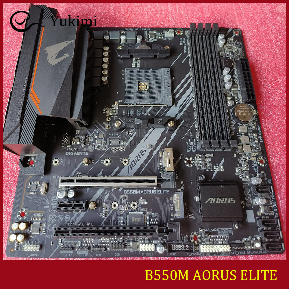 FOR GIGABYTE B550M AORUS ELITE 128GB HDMI DVI Micro ATX