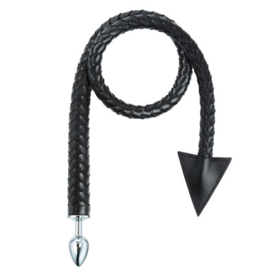 Peitsche Flogger Bullwhip Long Anal Plug Tail Metall Plug Für Frauen Rollenspiel