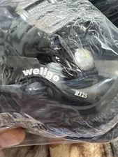 New WELLGO Bike Bicycle R125 PEDALS WITH PLASTIC CLIPS (M MT-13-L) Black