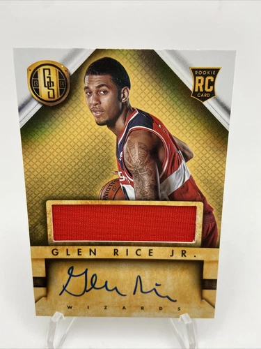2013-14 Panini Gold Standard GLEN RICE JR Rookie RC Patch Auto