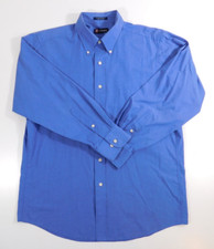 Chaps Mens Wrinkle Free Long Sleeve Button Down Dress Shirt Size 16 32/33 L