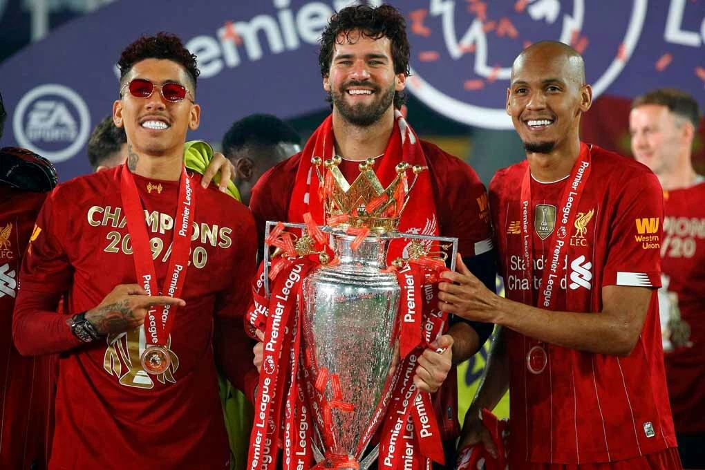 Liverpool FC Premier League Champions 2020 Presentation Photograph Picture