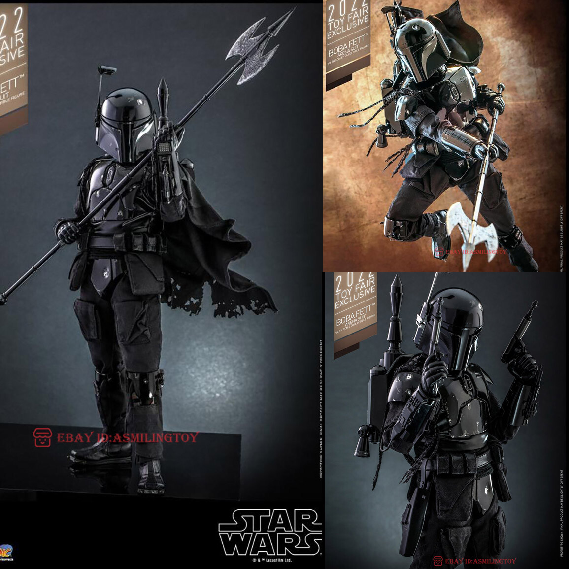 Hottoys ht CMS011 STAR WARS BOBA FETT Arena Suit 1/6 Action Figure