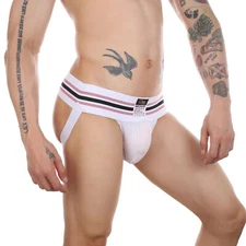 Men Underwear Briefs Athletic Jock Strap Men Jockstrap Wide Waistband Underpants
