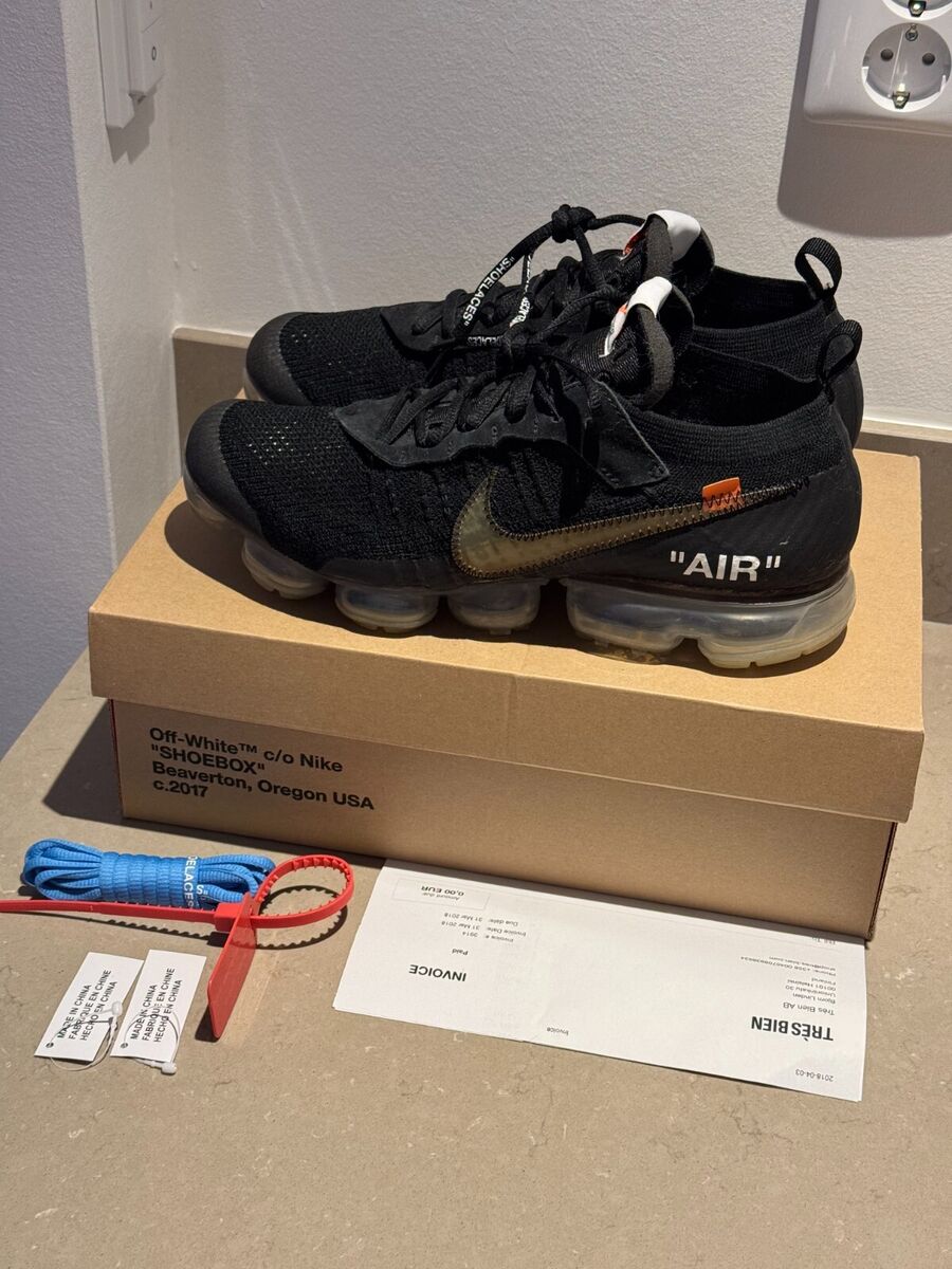 Nike Off-White Vapormax 'Black' Size 10.5 VNDS OG All Nike Off-White Vapormax 'Black' Size 10.5 VNDS OG All