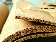 Cork Sheet Rolls 6mm Thick 1000mmx300mm Landscape Mats-High Quality - 2pack