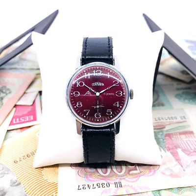   Rare Pobeda Cornavin Vintage 2602 USSR wrist watch Soviet 1980 Service  