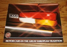 Original 1981 Fiat Spider 2000 Foldout Sales Brochure 81 Original 1981 Fiat Spider 2000 Foldout Sales Brochure 81