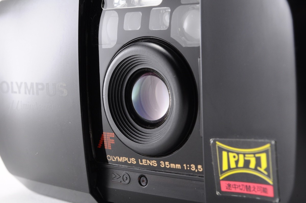 【完動品・美品】OLYMPUS μ PANORAMA NEAR MINT w/Strap] Olympus mju μ Panorama 35mm Point & Shoot