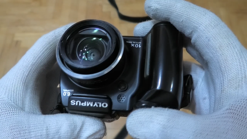 Olympus SP Series SP-500 UltraZoom 6.0MP Digital Camera - Black - Video 1 of 1