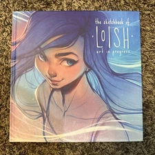 3dtotal The Sketchbook of Loish Art in progress Design Drawing Hardcover Book