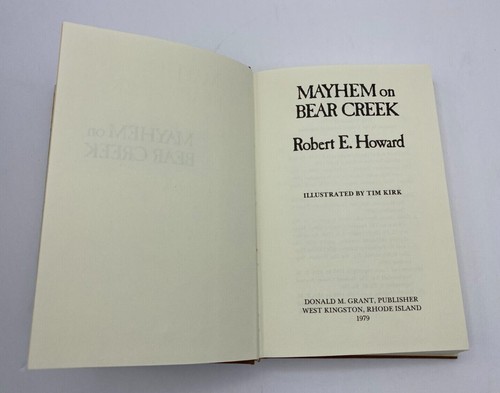 3 Vintage Childrens Young Adults Books Mayhem on Bear Creek by Robert E. Howard - Picture 13 of 18