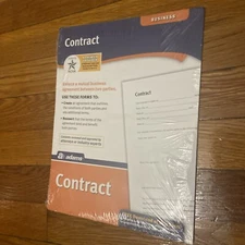 Adams Contract Business Forms New Sealed Package LF601