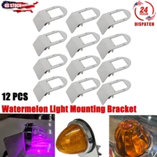 12PCS Watermelon Under Glow Frame Bracket For Peterbilt/Kenworth 359/379/389 660