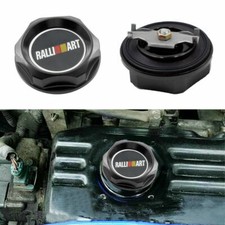 Brand New Ralliart Aluminum Racing Engine Oil Filler Cap Black