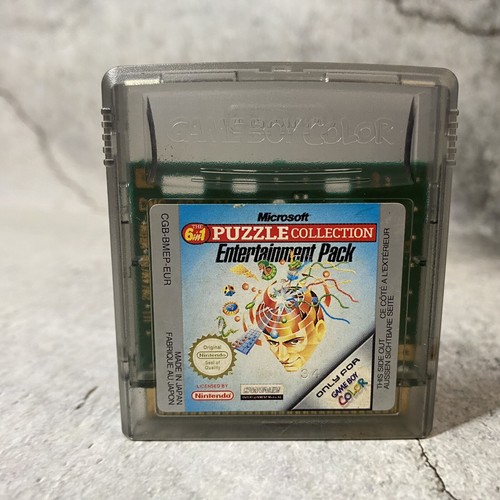 Nintendo Gameboy Color Microsoft Puzzle Collection Entertainment Pack