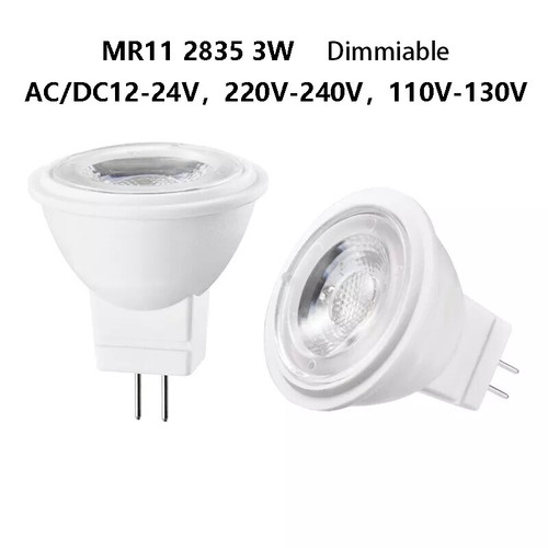 5 X 3W Dimmable MR11 LED Spotlight Bulb GU4 2835 SMD Replace 30W Halogen Lamps - Picture 2 of 15