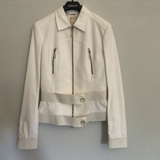 Versus Gianni Versace White Structured Fit Cotton Jacket Size 26-40