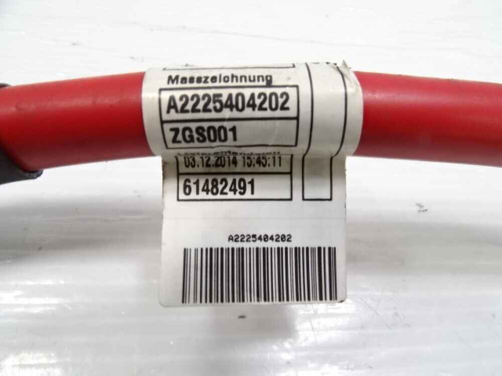 15 Mercedes W222 S550 cable, battery, positive, 2225404202 | eBay