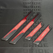 4x Car Door Sill Scuff Cover Plate Protector For Jeep Grand Cherokee Accessories