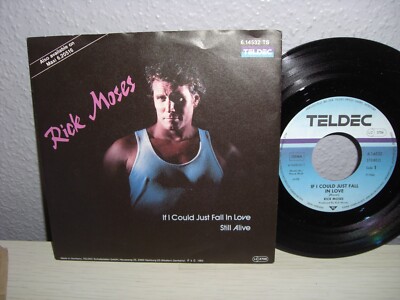 Schallplatte 7''/ RICK MOSES ( IF I COULD JUST FALL IN LOVE ) Vinyl 1986