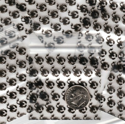 100 Apple baggies 2 x 2 in. Scorpions 2020 Minizip bags