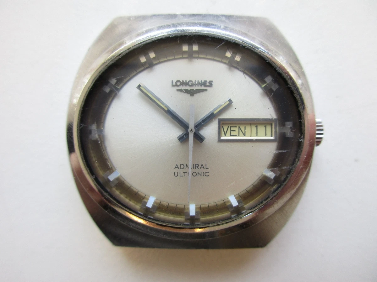 Longines Admiral Ultronic cal. 6312 ESA 9164 1970 s watch