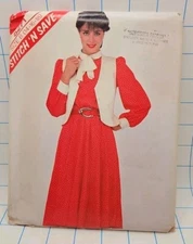 McCall's 8271 Women's Vest Dress Separates Sewing Pattern 14-16-18 Uncut