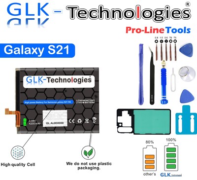 GLK für Samsung Galaxy S 21 5G  S21 SM-G991B Akku Batterie EB-BG991ABY 2025  PRO