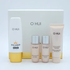 O HUI Day Shield Perfect Sun Black Special Set 4 Items SPF50+ PA++++ K-Beauty
