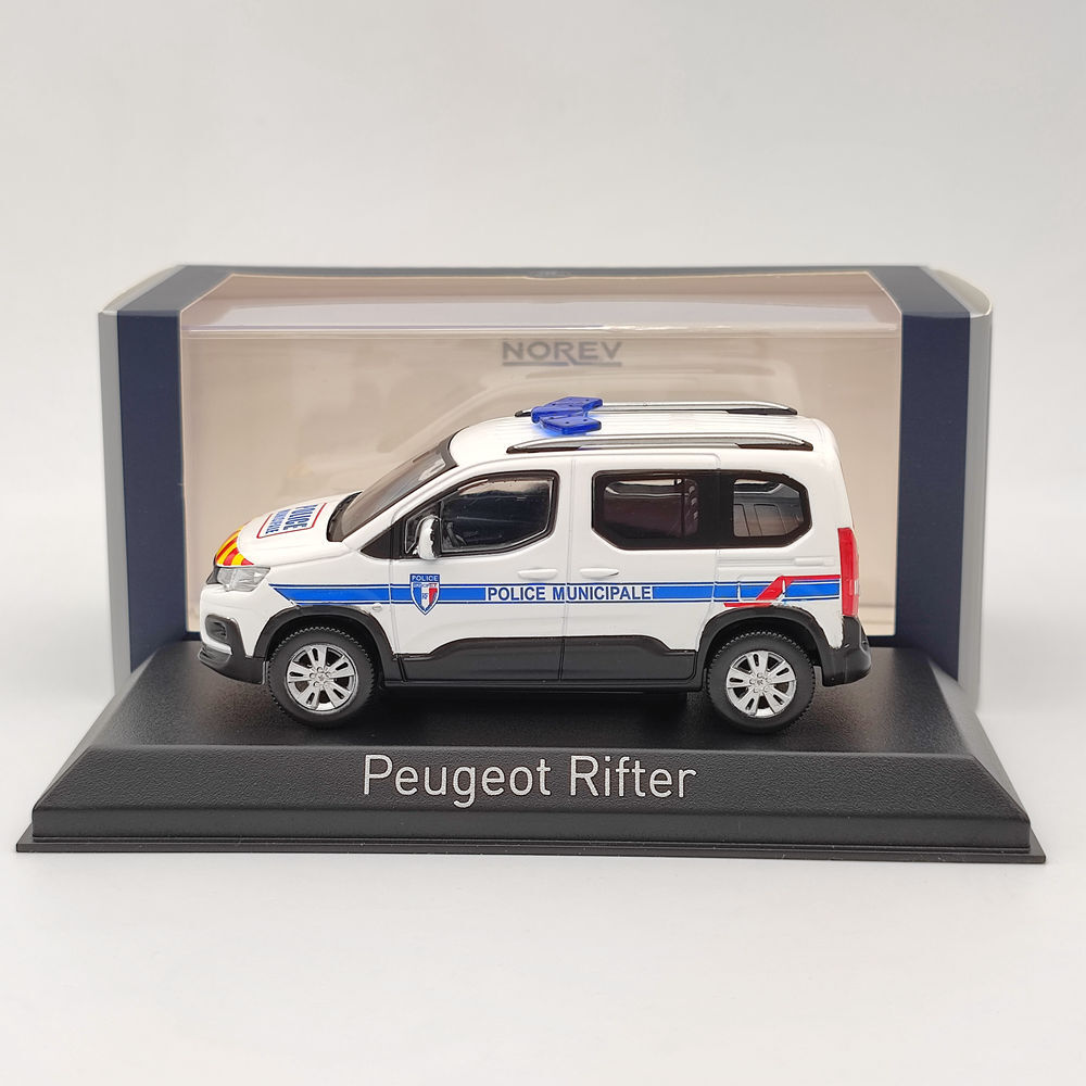 1/43 Norev Peugeot Rifter 2019 Police Municipale Diecast Model