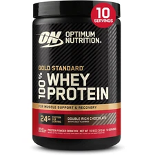 Optimum Nutrition Gold Standard 100% Whey Protein Powder, Double Rich Chocolate,