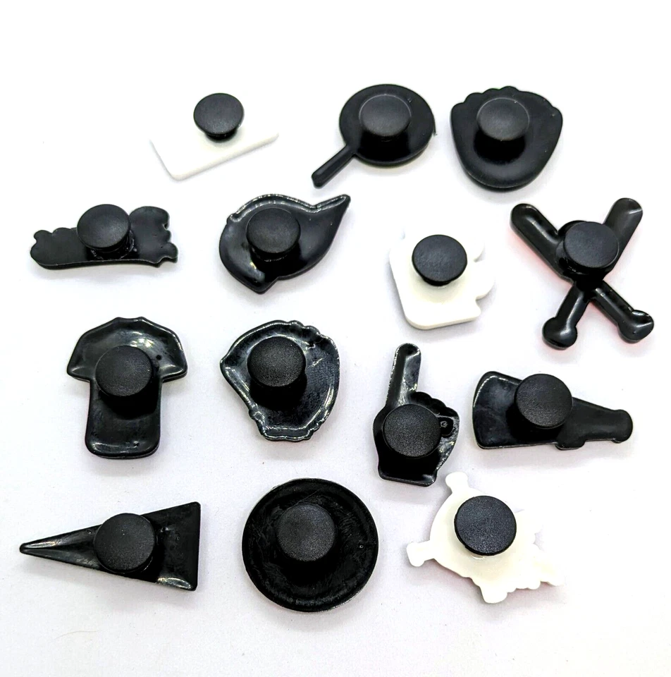 SAN DIEGO PADRES SHOE CHARMS (14pcs) Baseball Cool Gift Accessories Set Lot - Image 3 of 4