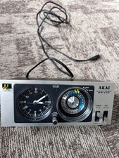 AKAI audio timer RT-100 silver black operation confirmed Good rare