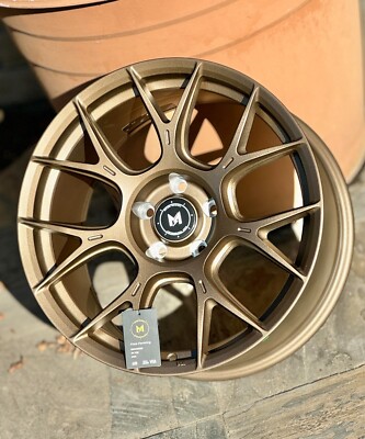 MFlow MFR1 Bronze Wheels 18-inch 18x8.5 5x114.3 ET35 CB73.1 Set of 4 ...
