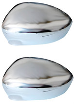 Coppia Calotte Specchietto Retrovisore Cromate per Fiat 500 dal 2007