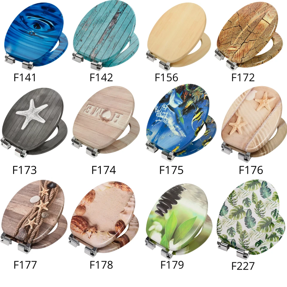 Toilettensitz Toilettendeckel Klodeckel Klobrille WC Sitz mit Absenkautomatik - Bild 3 von 4