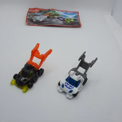 Ü-Eier Sprinty - Spoiler Gang 2016 -  2 Autos + 2 BPZ Neu - 1 Aufkleber fehlt - Bild 1 von 4