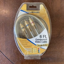 LIVING SOLUTIONS VIDEO CABLE  6FT Premium Component #688951  NIB