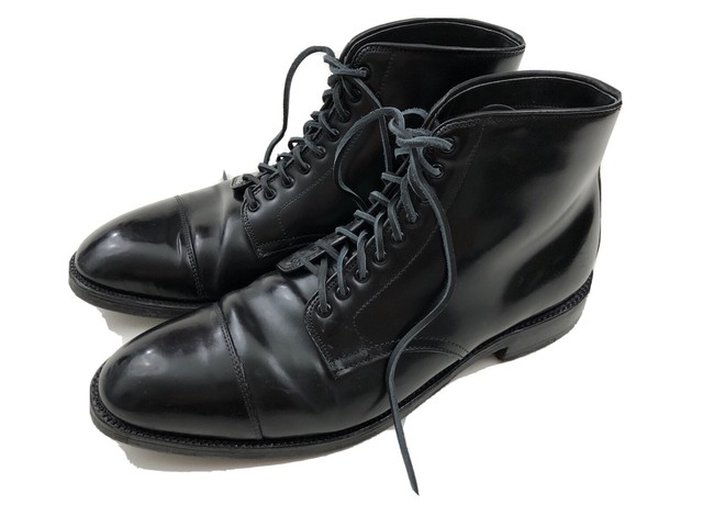 black shell cordovan boots
