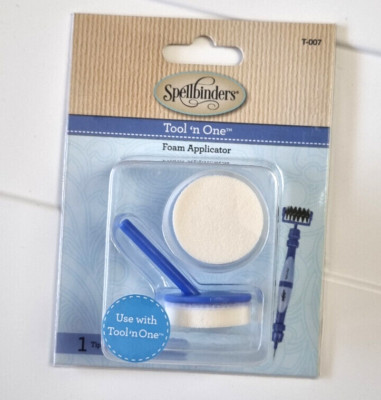 Spellbinders Schaum Applikator rund / für Tool n' One 3 tlg.