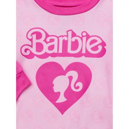 Barbie Girls size BABY 12 months Long Sleeve Top and Pants Pajama Set 2 Piece - Picture 2 of 8