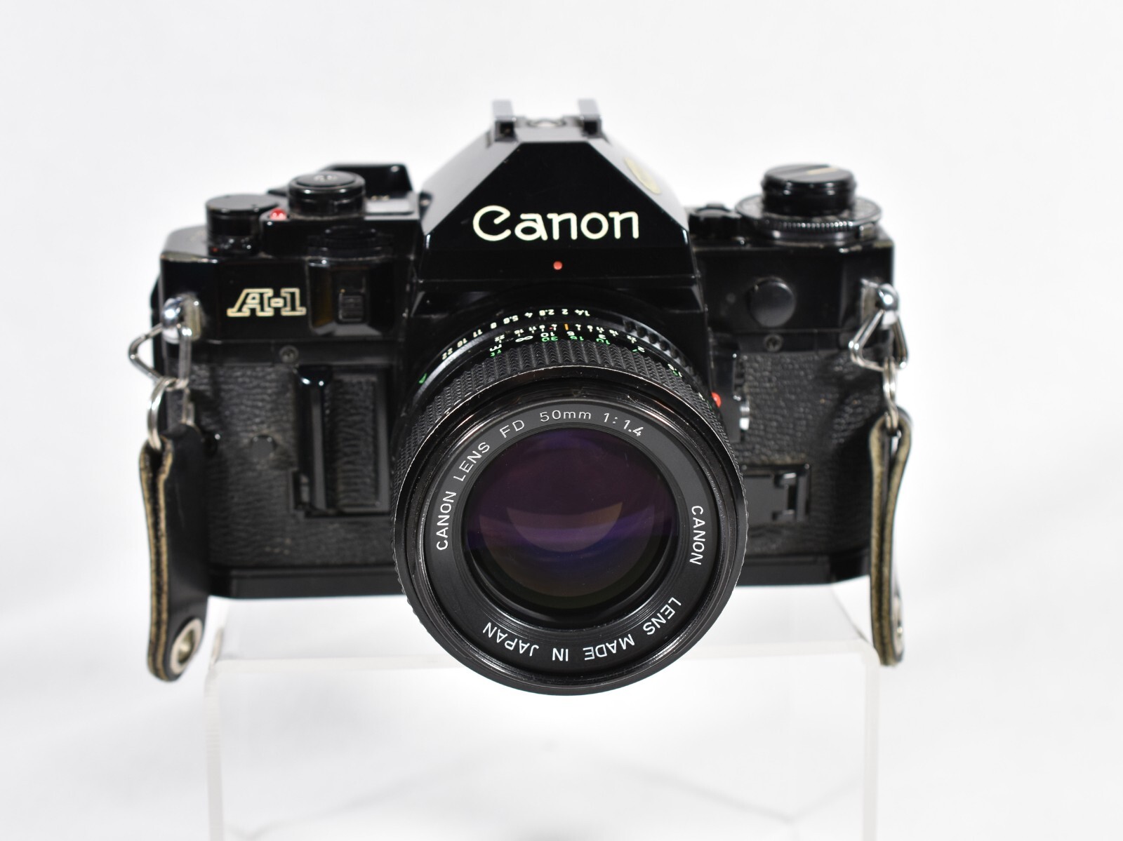 Canon A 1 Grip 35mm Film Camera Kit | Canon A-1 + 50mm F/1.8 Lens