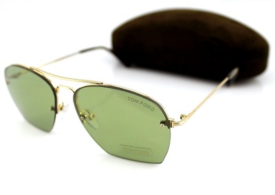 RARE Genuine TOM FORD WHELAN Gold Green Gradient Sunglasses  display picture 2