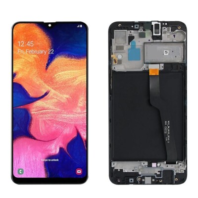 Incell LCD Touch Screen Digitizer Frame For Samsung Galaxy A10 A105/2019 - DC