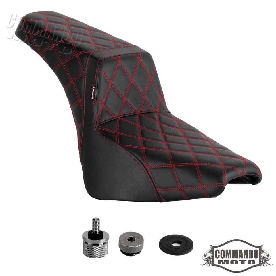 Almohadilla de gel conductor pasajero asiento 2-UP para Harley Softail FLSL FLHCS FXBBS 2018-2025 - Imagen 3 de 4