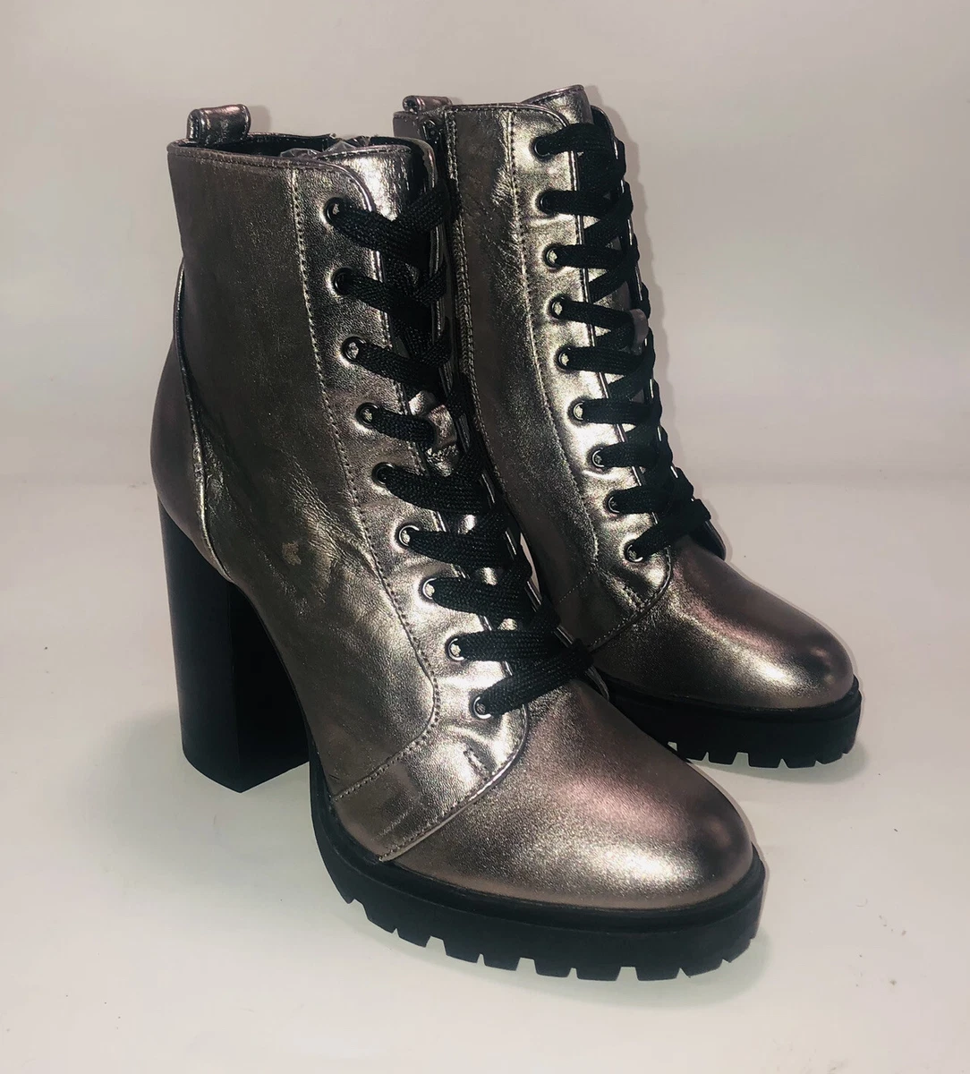 Steve madden women's laurie combat boot sale