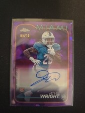 2024 Topps Chrome - Rookie Autographs Jaylen Wright 9/10  #RA-JWR (AU, RC)